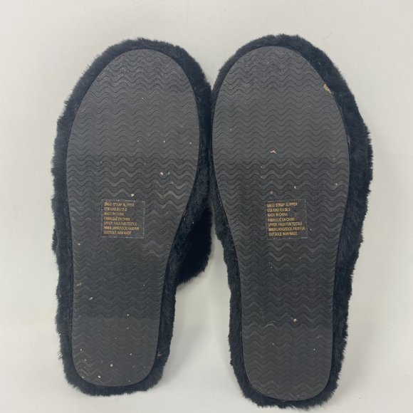 Fabletics Snug Strap Slipper Fuzzy Women Size 8 - Picture 10 of 13